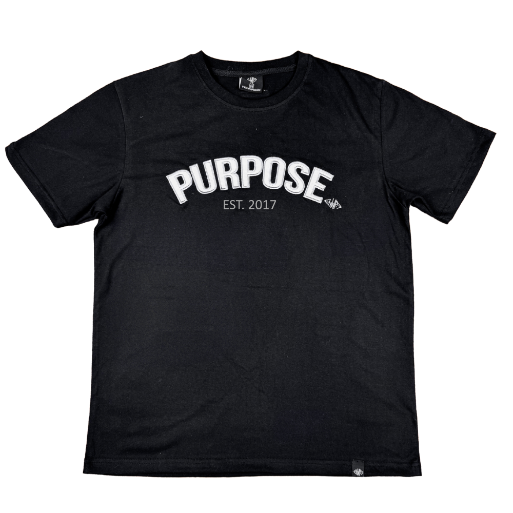 Black/Grey Purpose Tee