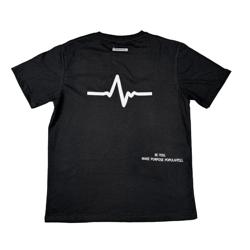 Black/Grey Purpose Tee
