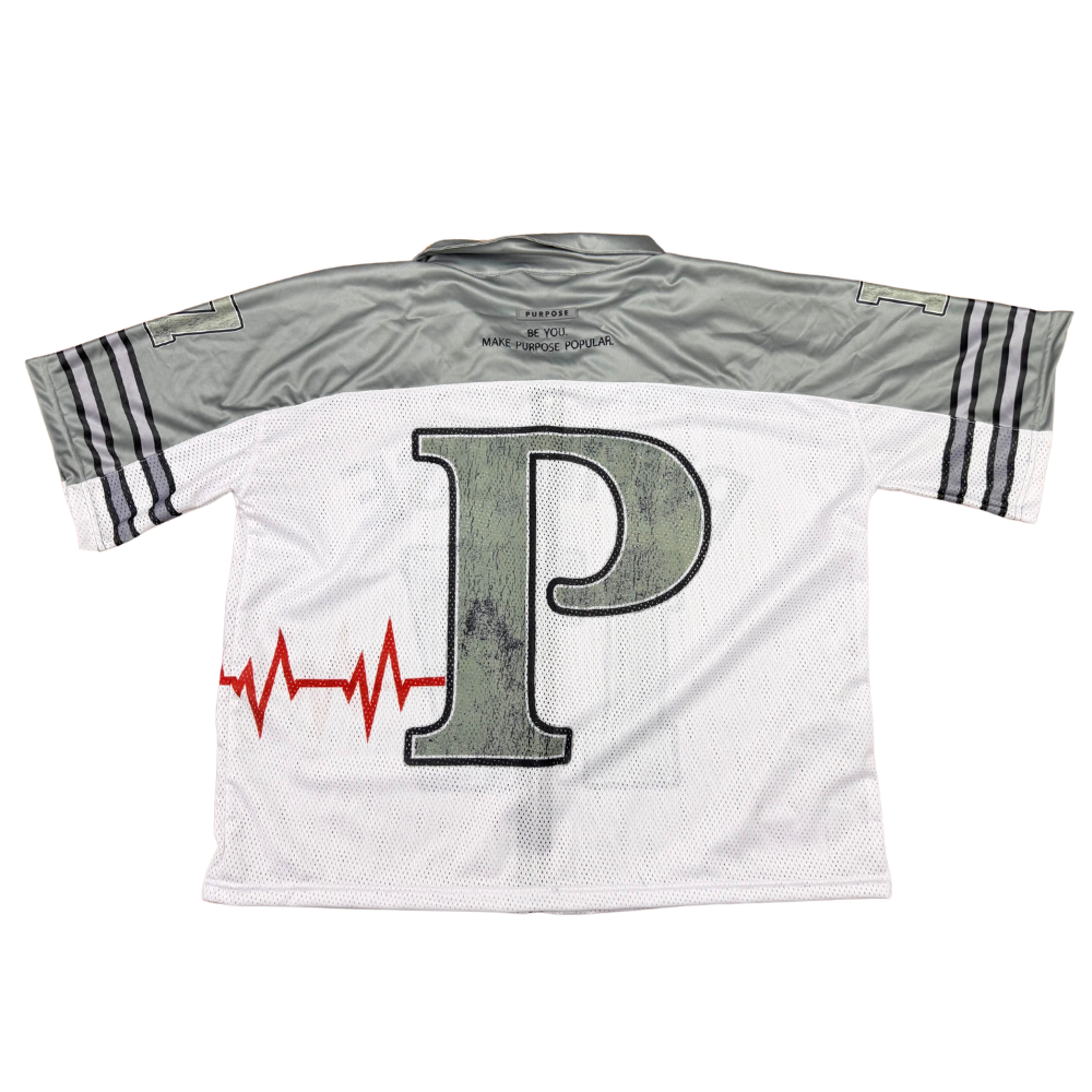 Grey Purpose Jersey Zip Up
