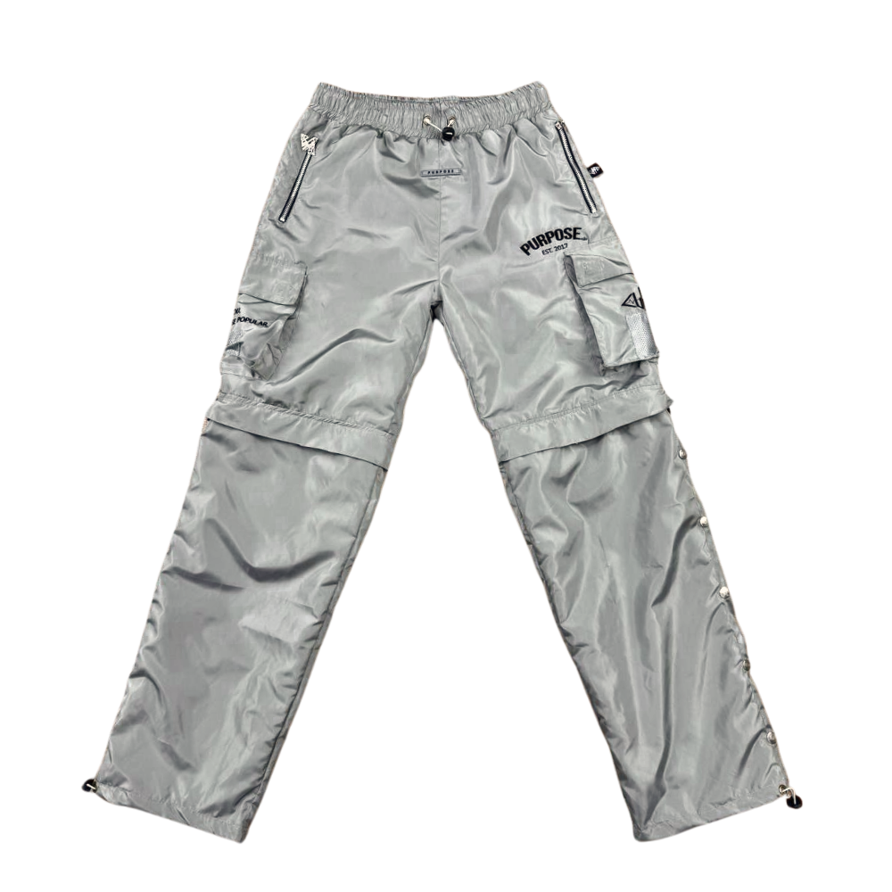 Grey Convertible Pants