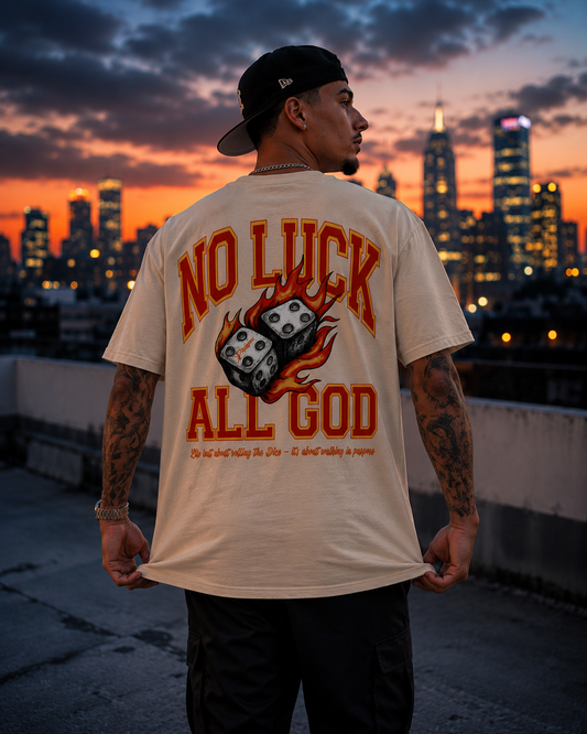 No Luck All God tee