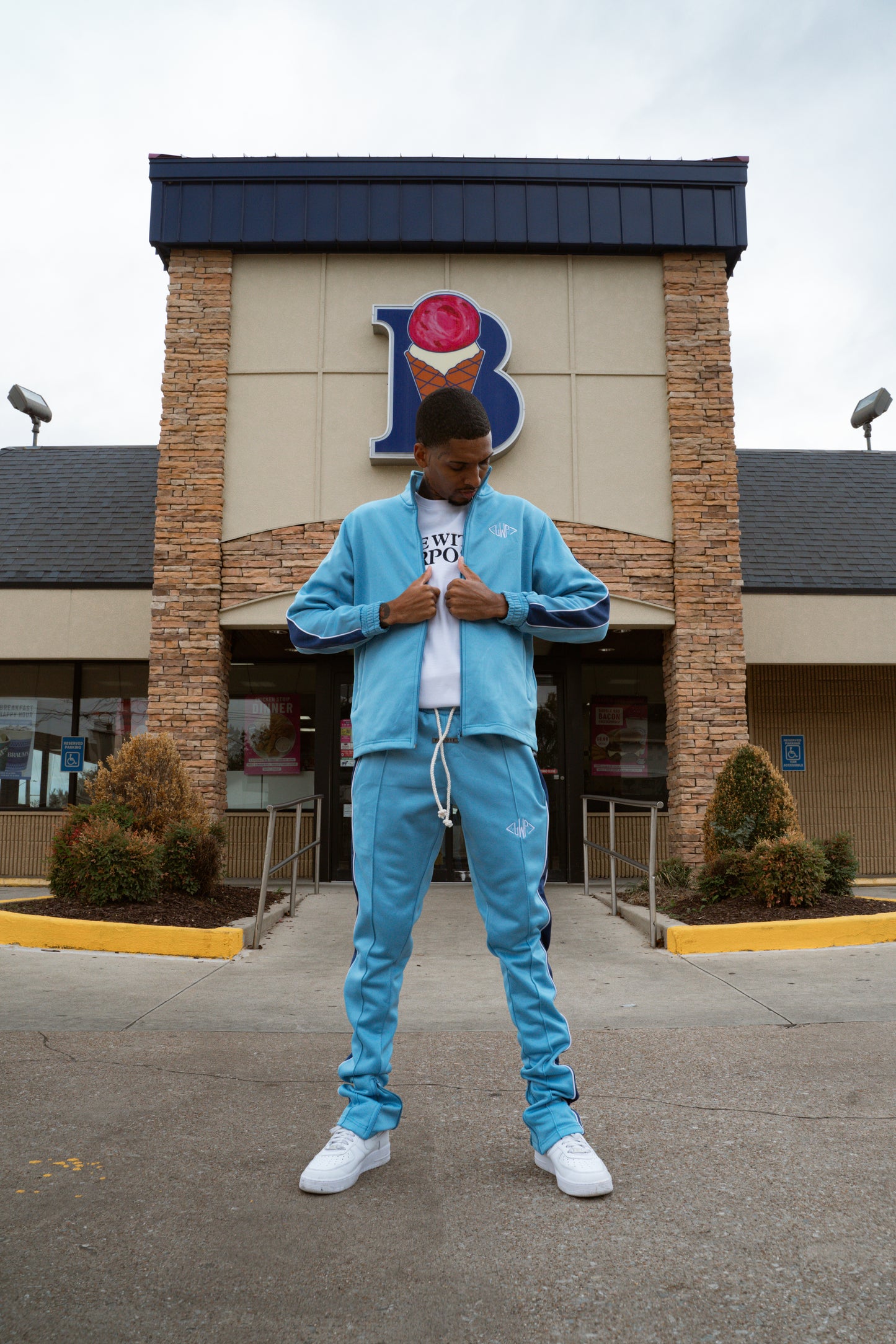 Cookie Monster Zipper Pants