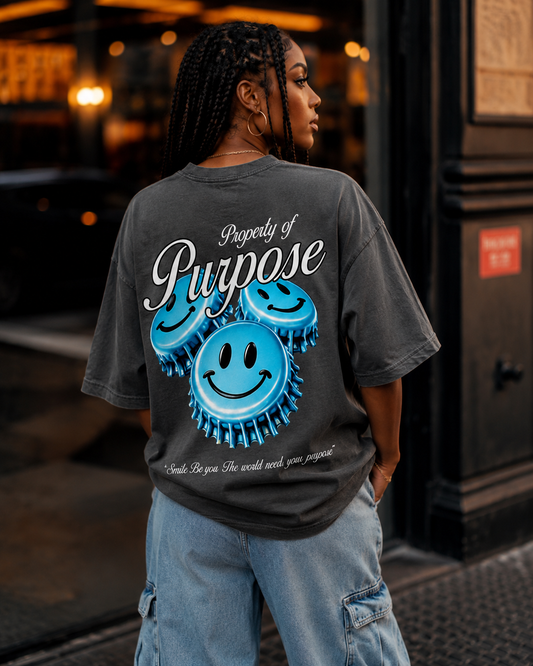 Smile "Property of Purpose" Graphic Tee