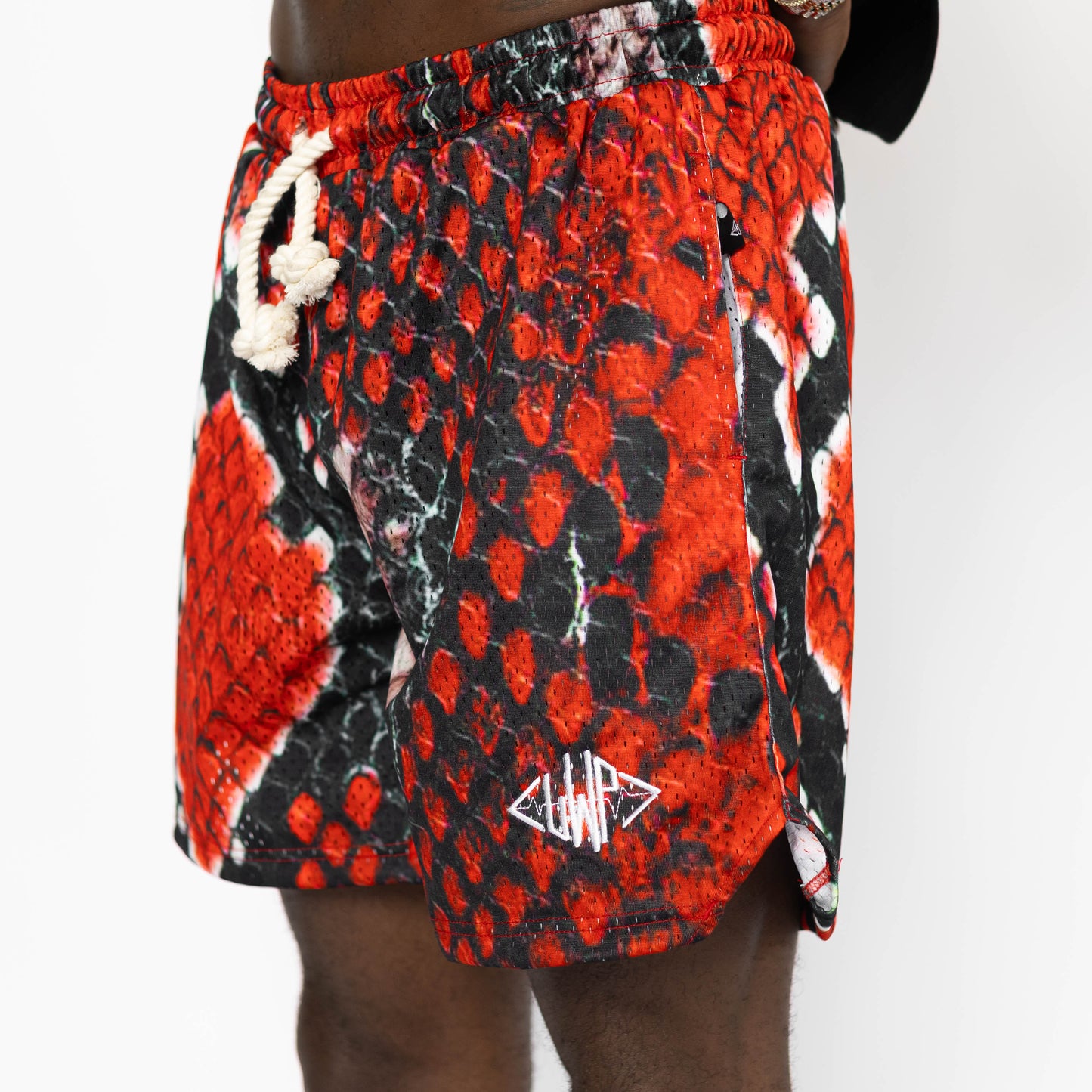 Red Snake Shorts