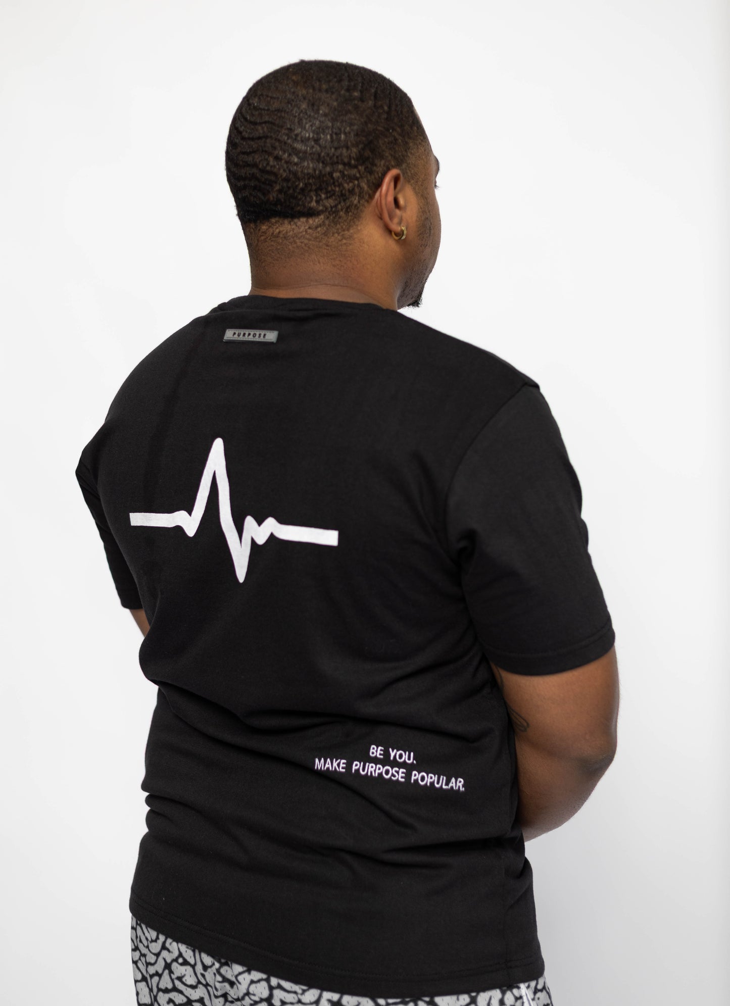 Black/Grey Purpose Tee