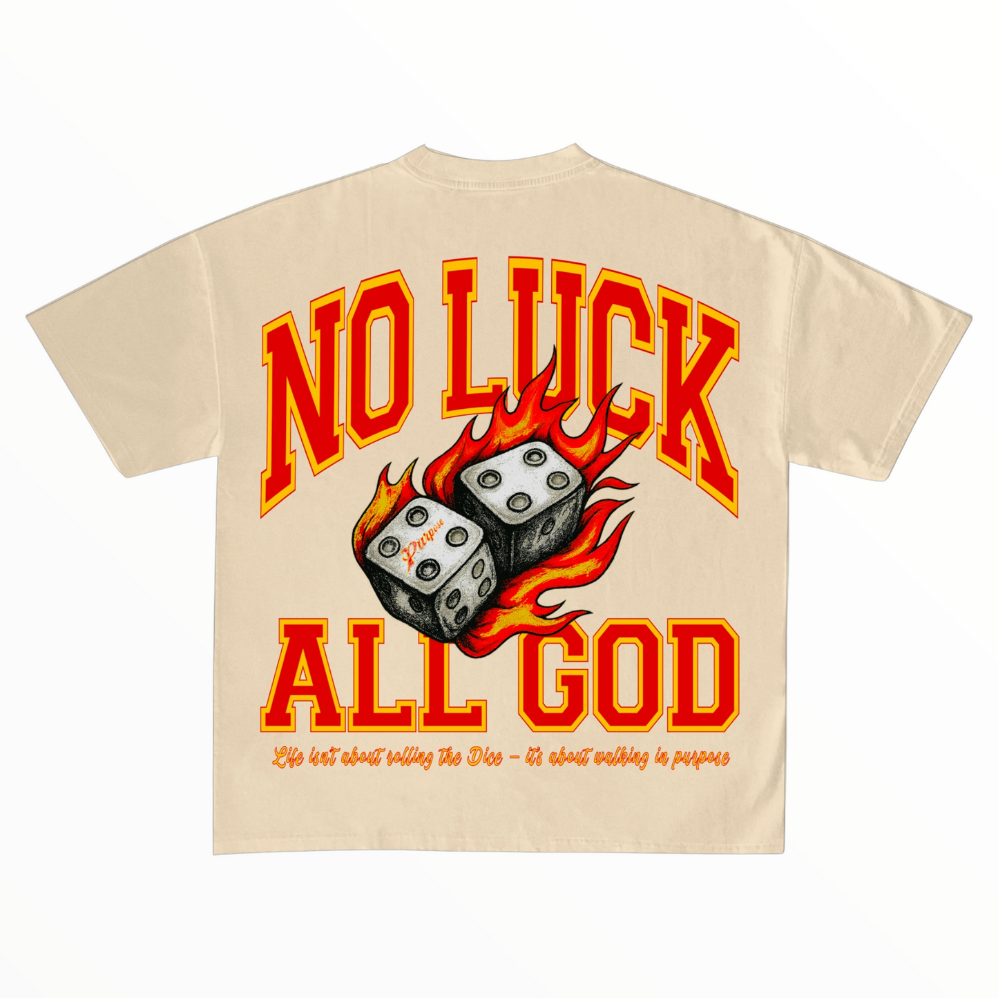 No Luck All God tee