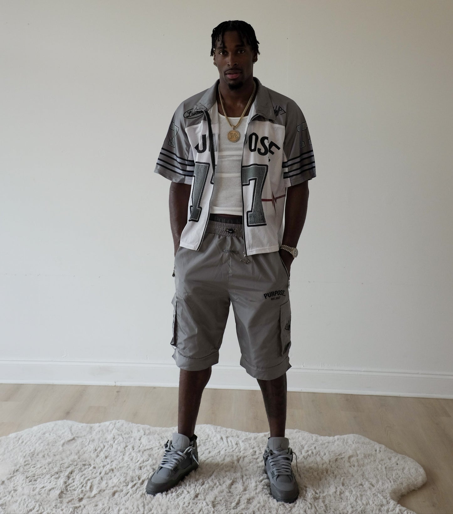 Grey Convertible Pants