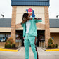 Mint Zipper Pants
