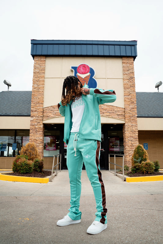 Mint Zipper Pants