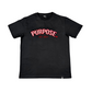 Black/Red Purpose Tee