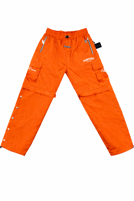 Orange Convertible Pants