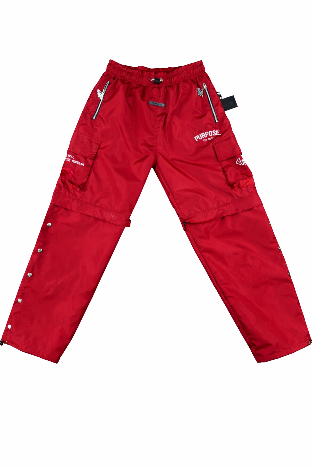 Red Convertible Pants