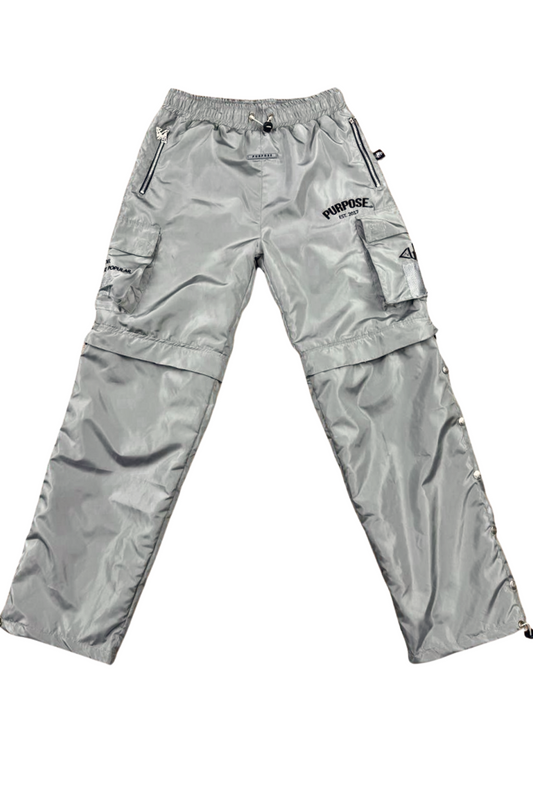 Grey Convertible Pants