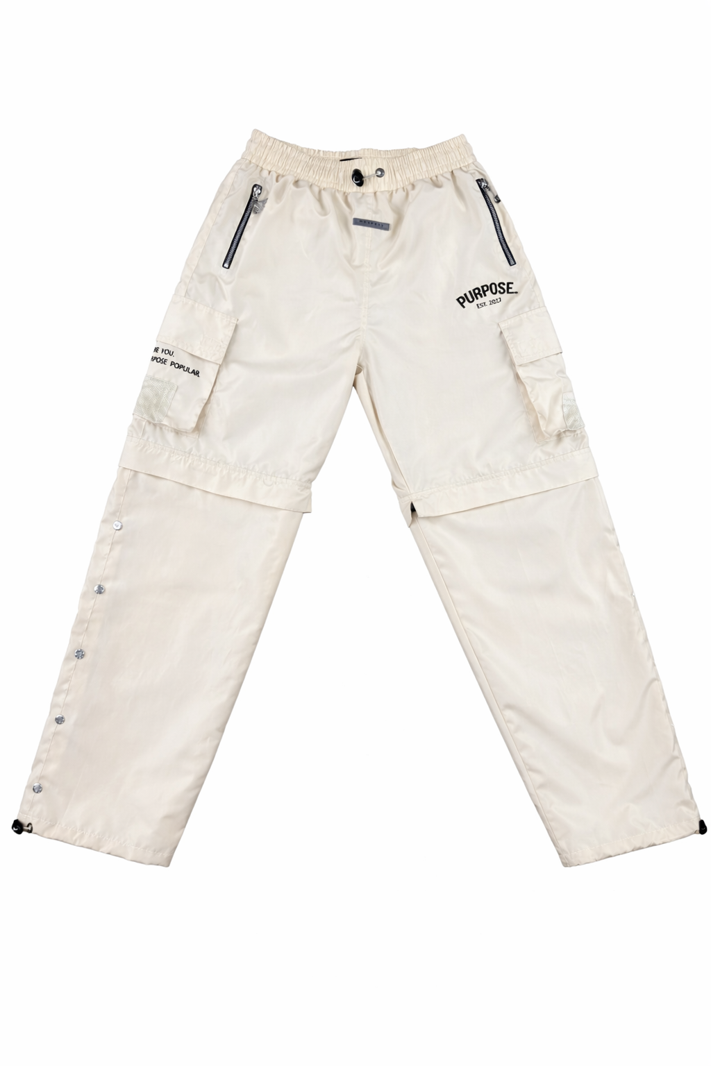 Cream Convertible Pants