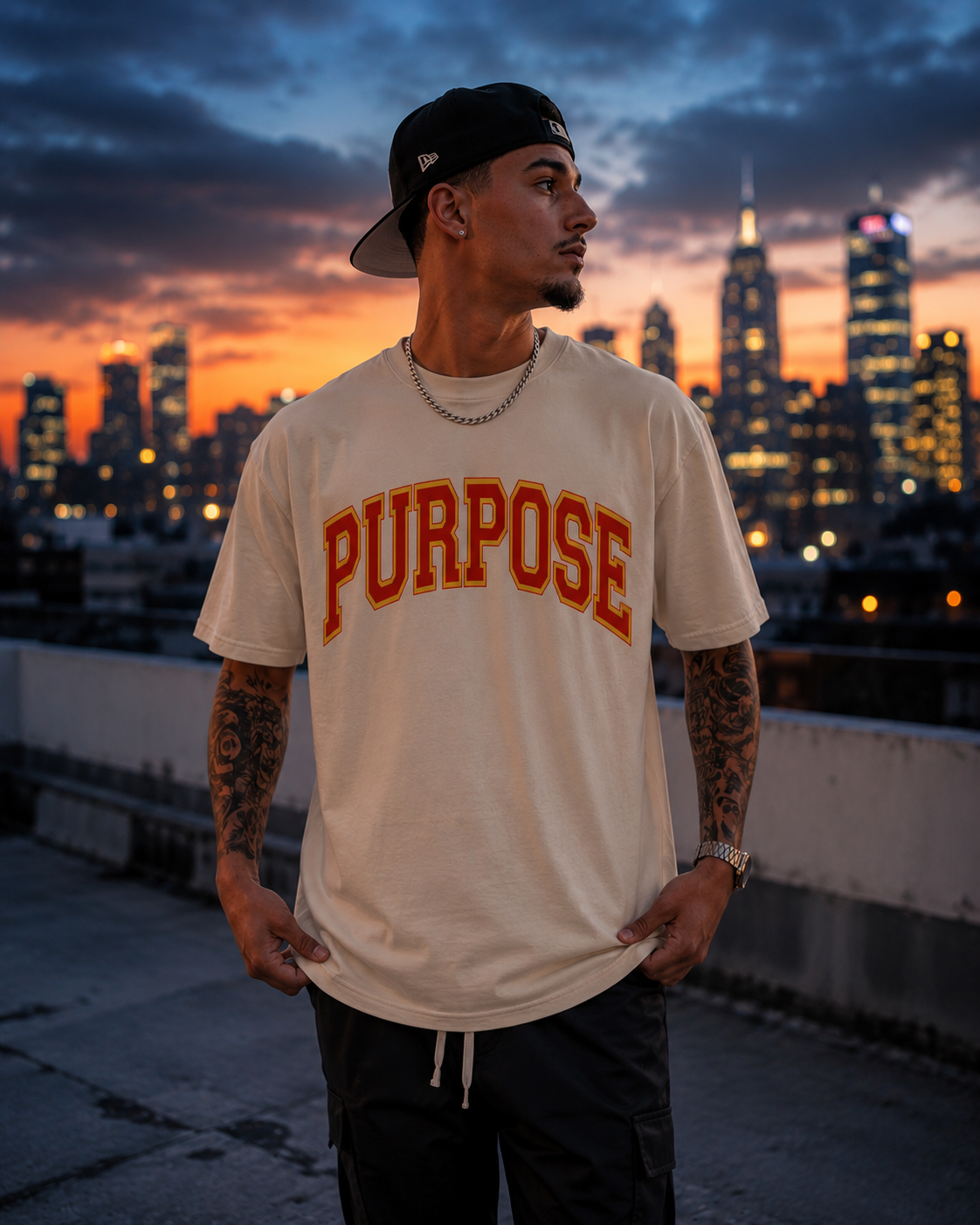 No Luck All God tee
