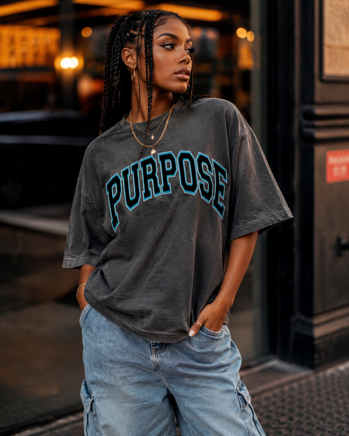 Smile "Property of Purpose" Graphic Tee