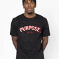 Black/Red Purpose Tee