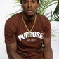 Brown Purpose Tee