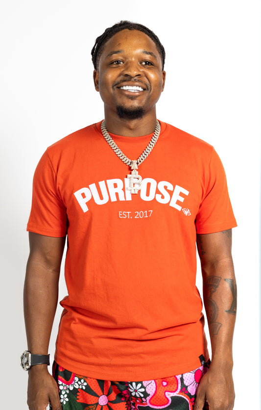 Red/Orange Purpose Tee