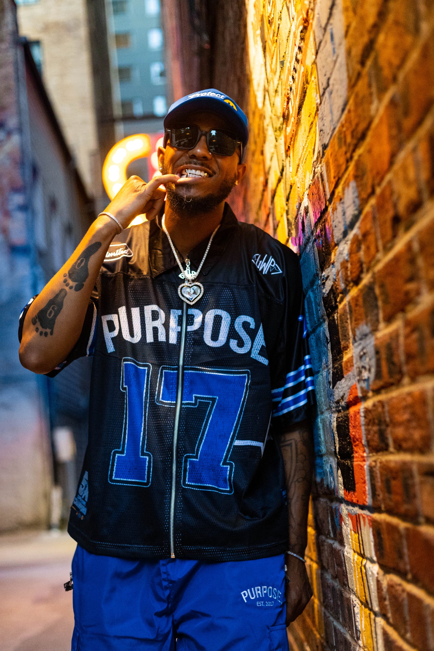 Cowboy Black Jersey Zip Up