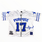 Cowboy White Jersey Zip Up
