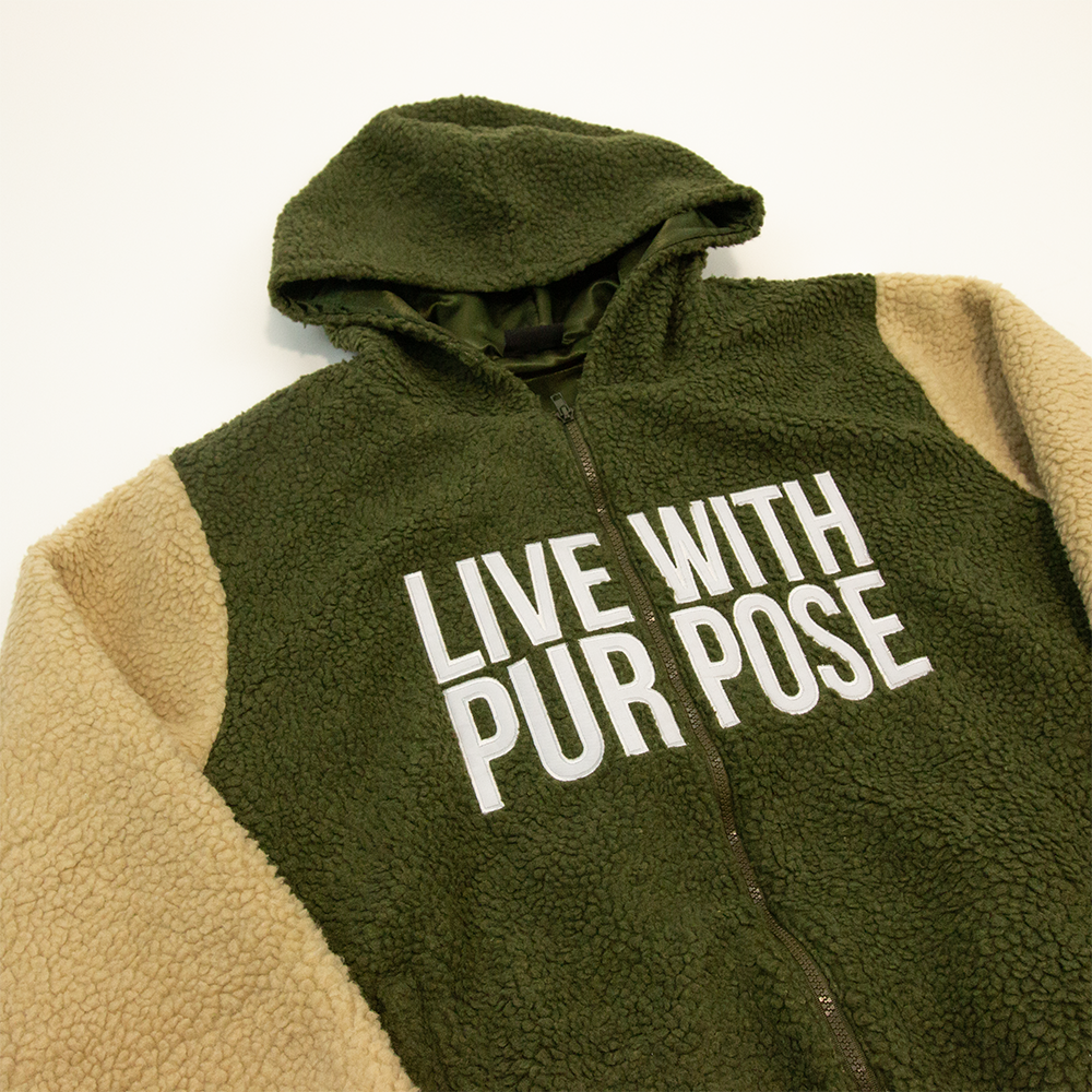 Comfy Olive Zip Up