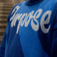 Blue Mohair Sweater
