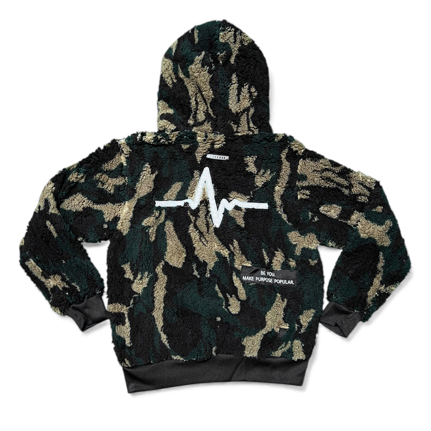 Camo Purpose Fur Hoodie