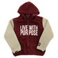 Comfy Burgundy Zip Up