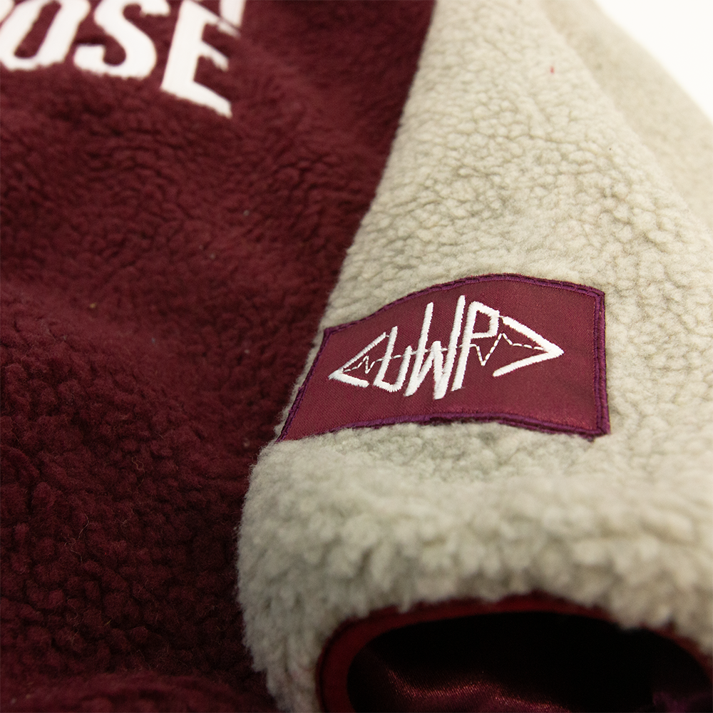 Comfy Burgundy Zip Up